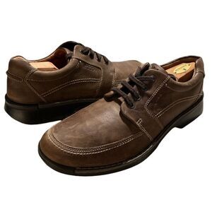 ECCO Fusion II Mens Size 13 Shoes Oxfords‎ Cocoa Brown Nubuck Lace Up 1830900629